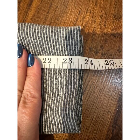 Anthropologie Daughters of the Liberation Women's Pinstriped Jacket Blue Size 8 - Picture 10 of 10